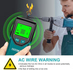 Stud Finder - 5 in 1 Electronic Stud Finder Wall Scanner, Stud Sensor with Digital LCD Display & Intelligent Smart Chip, Beam Finders Wall Detector for Wood AC Wire Metal Studs Joist (‎Peacock Blue)