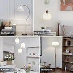 TJOY 24 Pack A19 LED Light Bulbs, 60 Watt Equivalent, Efficient 9W, Cool White 4000K, E26 Standard Base, Neutral White Light Bulb, Non Dimmable Energy Saving for Home, 800LM, 120V, 80 CRI, UL Listed