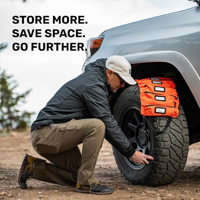 Official Maverick Tool Roll Bag - Easy to Carry 5-Pocket Roll Up Tool Bag - Durable Waterproof Canvas, YKK Zippers & Secure Buckle - Loving Gift for Dads, Mechanics, Electricians & Hobbyists|ArmyGreen