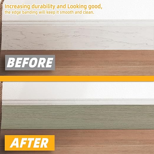 GSCIT Club Wood Grain Repair Tape, 2.4 inch X 15ft Self Adhesive Silver Walnut Grain Repair Patch for Tables, Chairs, Baseboards, Doors, Windows, Floors, Handicraft DIY.