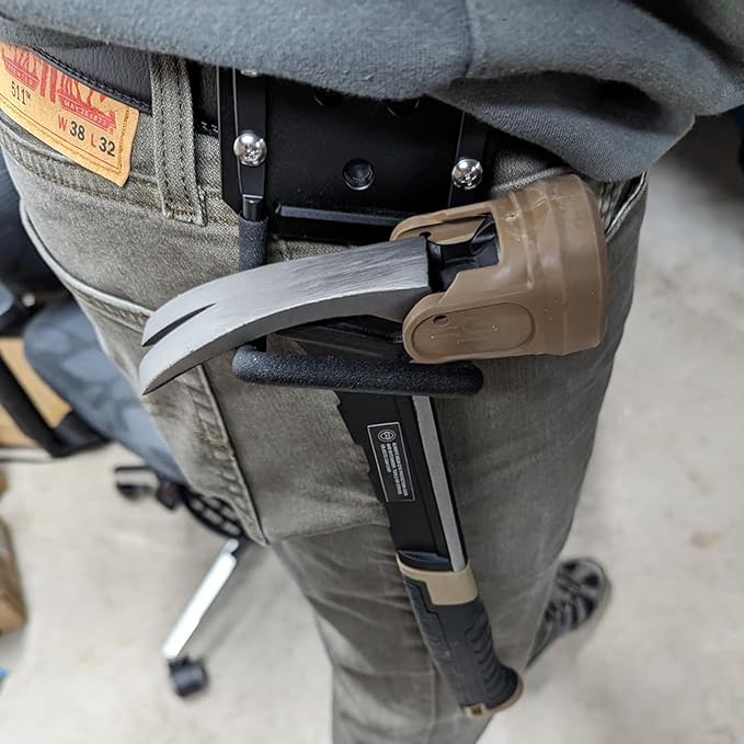 MUTUACTOR Hammer Holder for Belt Clip,Heavy Duty Tough Tool Clip for Drill Holder,1 Set Quickly Access Tool Belt Hammer Holder for Power Drill Drivers Heavy Duty Hatchet Hammers Mallets