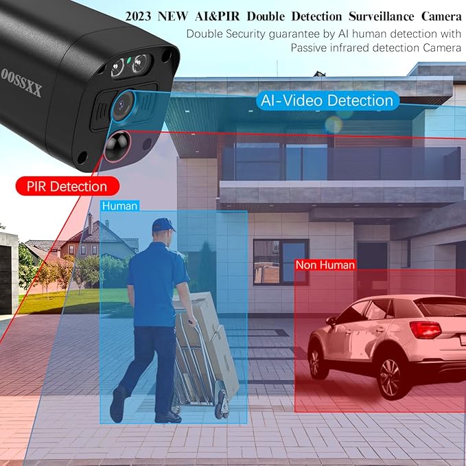 4K/8.0 Megapixel & 130° Ultra Wide-Angle 2-Way Audio PoE Outdoor Home Security Camera System Wired Outdoor Video Surveillance IP Cameras System DVR Set