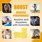 Creatine Monohydrate Gummies 5000mg for Men & Women, Chewables Creatine Monohydrate for Muscle Strength, Muscle Builder, Energy Boost, Pre-Workout Supplement-90 Pineapple Gummies