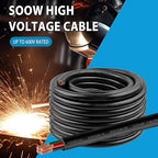 100ft 14/4 14 AWG Portable Power Cable (4 Conductor) - SOOW 600V 14 Gauge Electric Wire for Motor Leads, Portable Lights, Battery Chargers and Machinery - 4 Conductor - 100 Feet Electrical Cord
