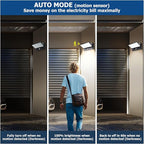 40W LED Wall Pack Lights Outdoor Motion Sensor,360 °Rotation 5000K 6000K 4000K Selectable Exterior Flood Lighting Fixture Sconce for Porch Garage Patio