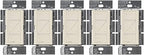Lutron Caseta Original Smart Dimmer Switch (Lutron Smart Hub Required), for LED Lights, 150 Watt, Single-Pole/3-Way, No Neutral Required, PD-6WCL-LA, Light Almond, 5 Pack