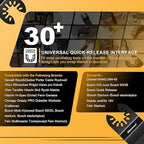 Bionso 20PCS Titanium Oscillating Tool Blade Cuts Metal and Wood, Sharp and Durable Multitool Blades, Multi Tool Blades Kits, Oscillating Saw Blades Fit Dewalt Milwaukee Ryobi Makita Worx Rockwell Wen