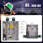300-DC Surge Protection Device is Designed for Indoor and Outdoor Applications and Suitable Can Protect Wires,Transformers