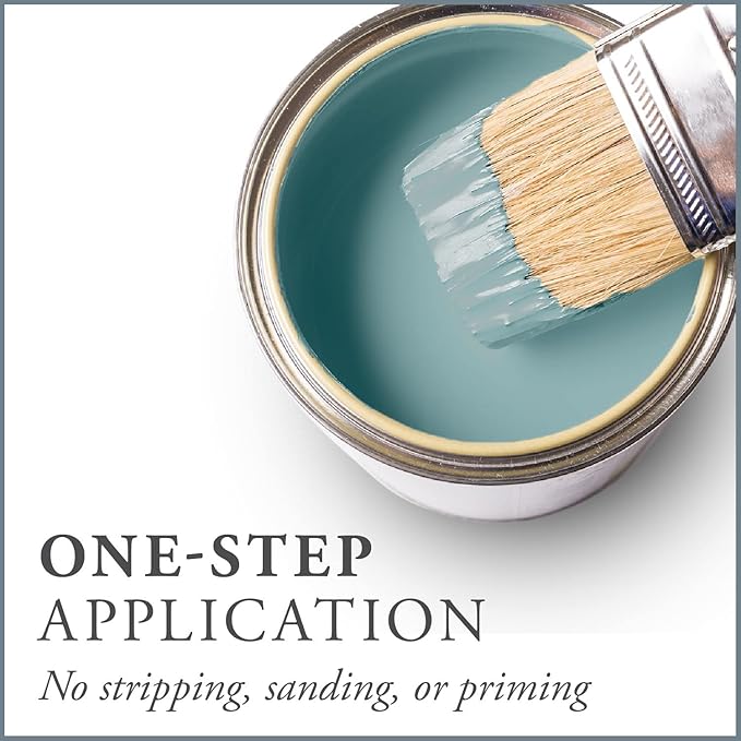 AMY HOWARD AT HOME Chalk-Based One Step Paint for Furniture, Cabinetry, Decor, Finish, and More | No Stripping, Sanding, or Priming | Light Base | 32 Ounce | Harbor Lights