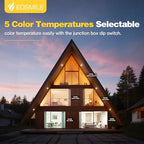 4 Inch 6 Pack Gimbal LED Recessed Lighting, 360°&90°Adjustable Eyeball Directional Wafer Light,Downlight, Dimmable, 12W 1100LM CRI95, White, 2700K 3000K 3500K 4000K 5000K 5CCT, ETL&FCC