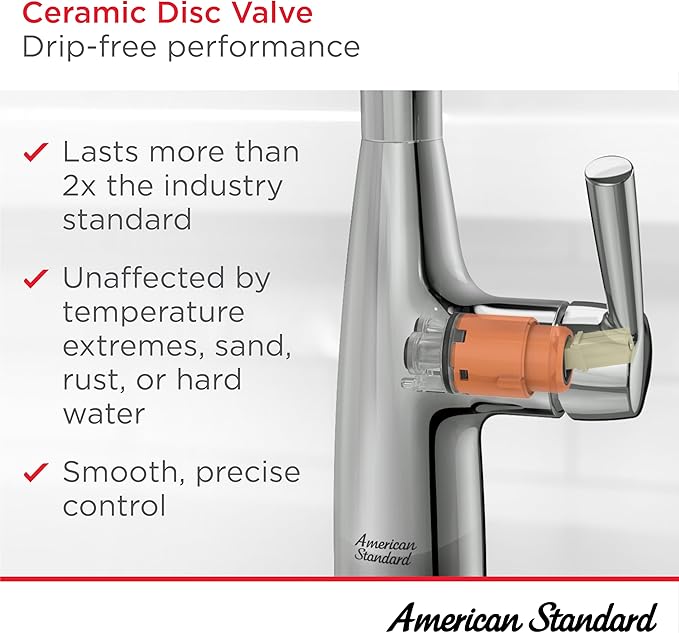 American Standard 104880GN00 Aspirations Touchless Pull-Down Kitchen Sink Faucet, 1.8 GPM, Brushed Gold