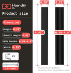 homdiy 25Pack Black Cabinet Handles Adjust Cabinet Pulls Adjustable Drawer Pulls