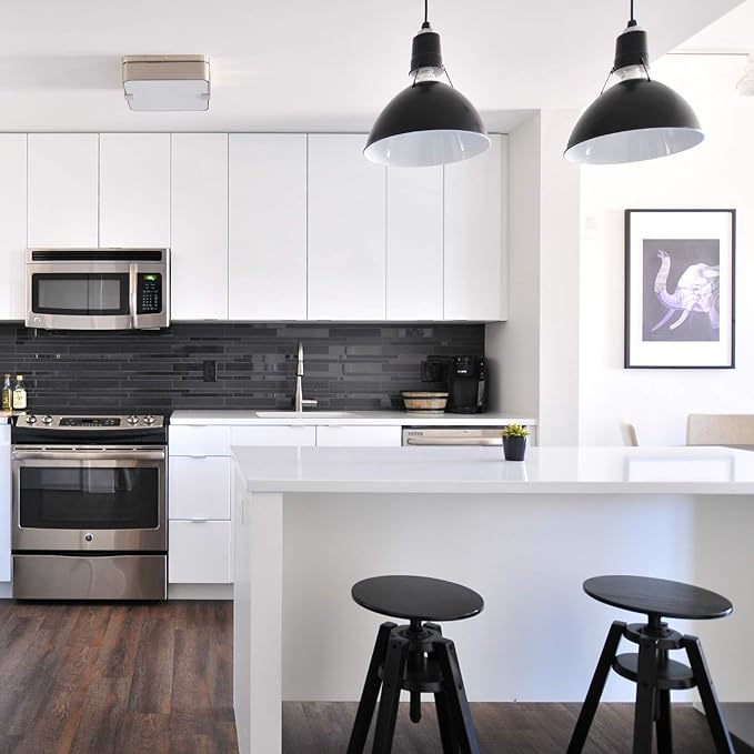 Amazon Basics A19 LED Light Bulb, 60 Watt Equivalent, Energy Efficient 9W, E26 Standard Base, Soft White 2700K, Non-Dimmable, 10,000 Hour Lifetime, 24-Pack