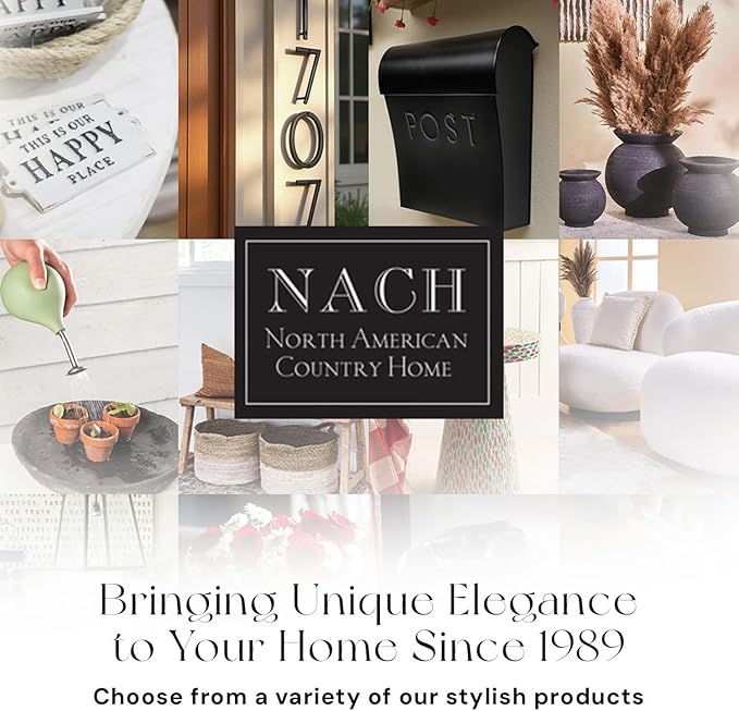 NACH Wall Mount Mailboxes for Outside, 11x4.5x12.5 in Terracotta Mail Boxes for House Outside, Waterproof Mailbox - Vicki-Style Mail Box