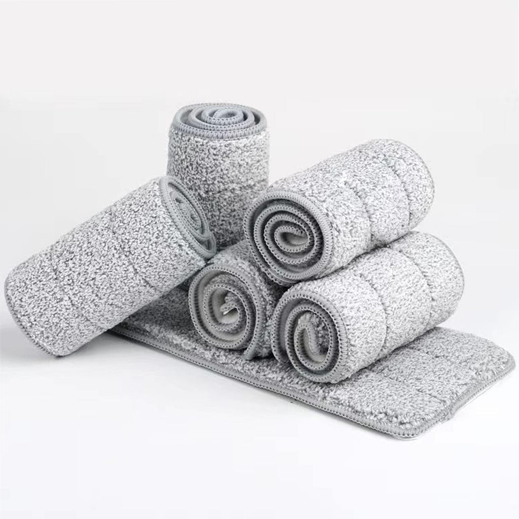 Mop Pads 32 inch Replacement 6 Pack mop Head Replacement Refills Washable Microfiber Pads Commercial Reusable Refill Fit for Most Flat Mop Frame