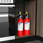 Ougist ABC Fire Extinguisher for Home & Vehicle - 2.5 lb 1-A:10-B:C Rated, Dry Chemical Fire Safety with Quick-Release Handle, Certified for Kitchen/Car/Boat Use-Model FF1KG