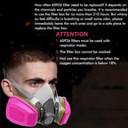 60926 Filters, Respirator Filter 60926 Cartridges Against Organic Vapors, Acid Gases, Ammonia Methylamine, Formaldehyde, Particulate Used in 6200 6502 7502 6800 Series Respirator Mask