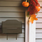 Special Lite Contemporary Horizontal Wall Mount Mailbox - Mocha Aluminum Mailbox for Wall Mount - SHC-1002-MOC