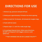 Amazon Basics Max Strength Drain Cleaner Hair Clog Remover Gel - Unclogs Hair and Grease, 80 Fl Oz