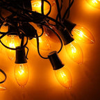 C9 Replacement Bulbs - 25 Pack Christmas Light Replacement Bulbs Waterproof, UL Certified for Indoor & Outdoor String Lights, E17 Base, 7 Watt