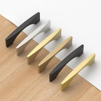 Asidrama 10 Pack 3.75 Inch(96mm) Brushed Gold Kitchen Cabinet Handles, Vintage Retro Cabinet Pulls Kitchen Cabinet Hardware for Cupboard Drawer Pulls