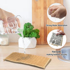 Dish Rags for Washing Dishes 8 Pack Multipurpose Wire Miracle Cleaning Coths Non-Scratch Wire Dishwashing Rag Lint Free Microfiber Cleaning Cloth for Kitchen Windows (Khaki)