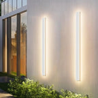 Aipsun 2 Pack Modern Outdoor Wall Lights - 47.2inch Long Strip LED Exterior Porch Lights, 3000K