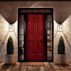 Kichler Capanna 10.25" Outdoor Wall Light in Black, 1-Light Exterior Wall Sconce Porch Light with Clear Water Glass, (10.25" H x 6.5" W), 49924BKT