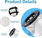 DCV580H DCV581H Vacuum Filters Replacement for DEWALT 20V MAX Wet/Dry VAC DCV580H (Cordless) DCV581H DCV5801H, Washable & Reusable Vacuum Filter for Cordless Vacuums(2 Pack)