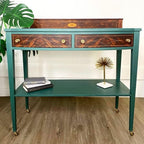 Dixie Belle Paint Company Chalk Finish Furniture Paint - Palmetto (8oz) - Matte Rich Green Chic Chalk Mineral DIY Furniture Paint