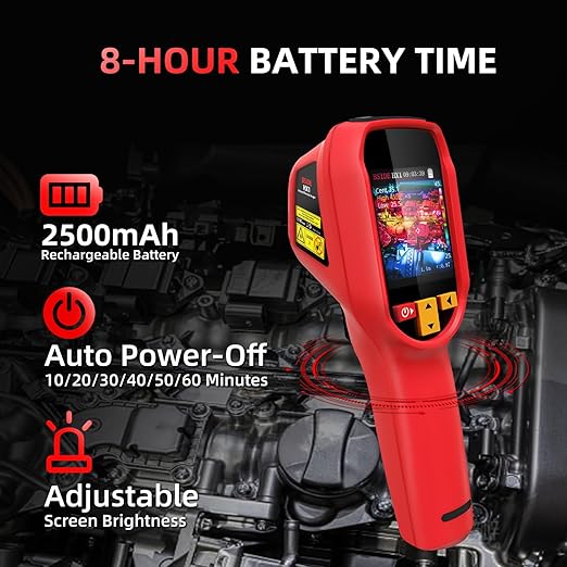 BSIDE Thermal Imaging Camera 240×240 Resolution 15 Color Palettes Infrared Thermal Imager -4°F to 1022°F 25Hz Rechargeable Handheld Thermal Camera with Laser Pointer 50°FOV
