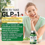 GLP-1 Probiotic | GLP-1 Supplement, GLP-Activate with 10 Billion CFU Multi-Strain Probiotics + Prebiotics, Naturally GLP 1 Production, GLP-1 Probiotic for Men & Women, 60 GLP-1 Capsule (1pcs)wsss、