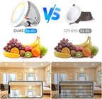 LVWIT LED Recessed Light 6Inch, Can Lighting Color Selectable 2700/3000/4000/5000/6000K 5CCT, 10W(120W Equivalent) Dimmable Downlight with E26 Conversion Kit, Retro Fit Ceiling Light Fixtures, 12 Pack