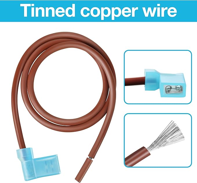 6 Pcs Water Heater Thermal Cut Off Kit Replacement Part, Toilet Part Mobile Fittings Compatible with RV OEM Atwood 93866, Auto Spare Work on Electronic Water Heater