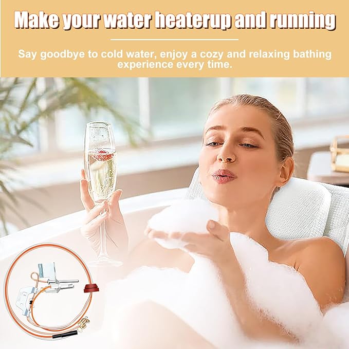 9003542 Natural Gas Pilot Assembly for Reliance, A.O.Smith, Kenmore, State GS and GSX Water Heater, 9003542 Pilot Assembly Replacement for 100109295 18324-190 9003542005