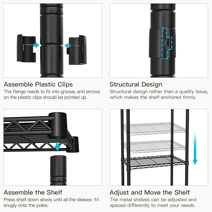FUTASSI P1 Plus Rolling Clothes Rack, 22mm Diameter Heavy Duty Garment Rack with Wheels, Portable Closet Wardrobe with Double Rods, 45" W x 17.7" D x 80.5" H, Max Load 524 LBS, Black