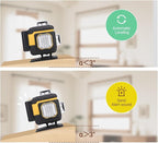 Laser Level with Tripod, 4 x 360 Self Leveling Laser Measuring Tool Green 16 Line Level Laser 360 Self Leveling for Construction, Home Renovation, Picture Hanging