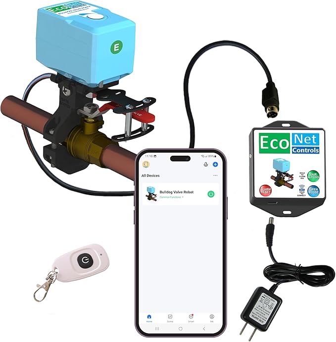 EVC300-HCLXL-WIFI, Bulldog-WIFI Valve Robot, Valves up to 1.5 inches Works with Smartlife, Google Home, Amazon Alexa & SmartThings