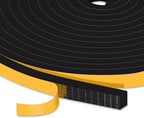 Door Weather Stripping for Doors and Windows, Self-Adhesive Foam Gasket Tape, Energy-Saving (3/8 in x 1/4 in x 33Ft)