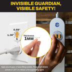 [Made and Patented in Korea] Fire Prevention Stickers – Automatic Fire Extinguisher for Outlets & Power Strips, Easy Peel & Stick Kitchen Fire Extinguisher Home Fire Extinguishers, 10pcs