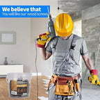 Deck Screws #10 x 3-1/2’’, T25 Star Torx Drive Flat Head Wood Screws, Brown, 5lb