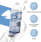 All Purpose Cleaner Concentrate - Advanage 20X The Wonder Cleaner Unscented for All Surfaces Around Bathroom, Kitchen, Oil and Grease | Multi Purpose Cleaner for Household Cleaning Solution | 32 Fl Oz