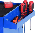 Tool Chest Heavy Duty Cart Steel Rolling Tool Box 5 Drawer Cart (TZ35 Blue)