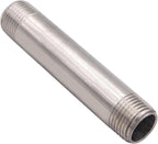 1/2" X 1/2“ NPT Male Nipple Stainless Steel 304 Cast Pipe Coupling fitting 4" Length