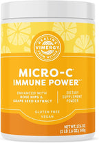 Vimergy Micro-C Immune Power TM * - 500g – 278 Servings – 1000mg/serving – Gentle Form – Antioxidant Phytonutrients – Immune & Nerve Support – Benefits Bone & Cartilage – Gluten-Free – Kosher – Vegan