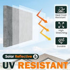 Clear Coating 1 Gallon, UV Defense, Concrete Sealer, Transparent Waterproof Adhesive & Invisible Waterproof Agent, Acrylic, for Roof, Wall, Indoor & Outdoor