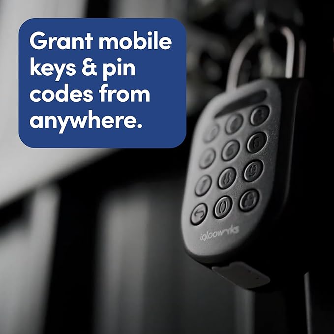 igloohome New Rugged Outdoor Smart Padlock 2E (SP2E) – Manage Access Remotely with Mobile App (iOS/Android) & Dashboard – No WiFi Needed, CEN-3, IK-09 Certified, IP68 Waterproof & 2-yr Warranty