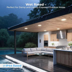 PAR38 LED Outdoor Flood Light Bulbs, 100W Equivalent, 1050LM, 5000K Daylight White, 13W Dimmable, Waterproof LED Floodlight for Driveway Patio Garage, E26 Base, 15,000 Hrs, 2 Pack