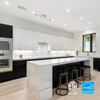 TORCHSTAR Premium Series 4 Inch Ultra-Thin LED Recessed Light with Junction Box, 10.5W Dimmable LED Canless Recessed Ceiling Lights Slim, ETL & ES Listed, CRI90, 5000K Daylight, White, Pack of 6