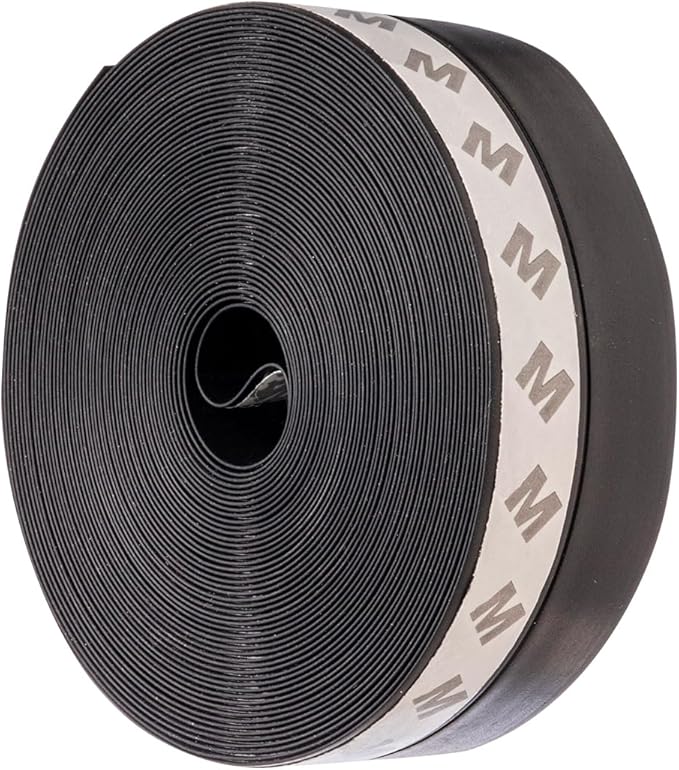 Weather Stripping Door Seal Strip for Gaps, Silicone Draft Stopper Adhesive Tape for Sliding Doors, Windows, Shower Glass, Soundproof Seal for Home Insulation, 32.8ft Roll Black